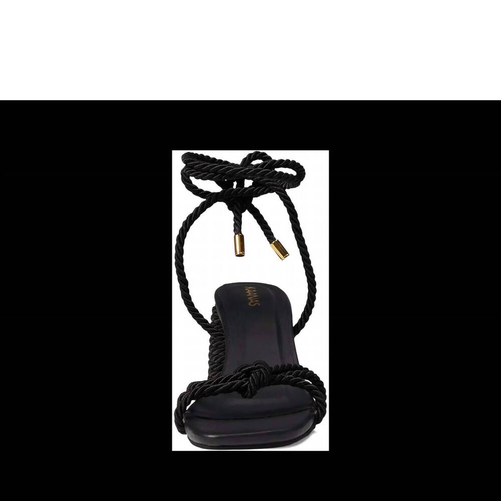 NEW KAANAS women's selena knotted heels in black - Picture 5 of 5